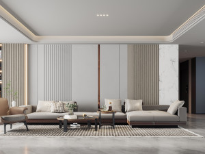 Modern living room Modello 3D