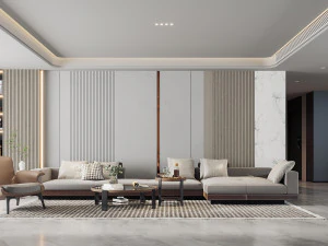 Nowoczesny salon Model 3D