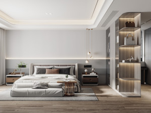 Modern bedroom 3D Model