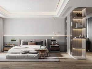 Modernes Schlafzimmer 3D Modell