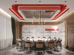 Ristorante moderno Modello 3D