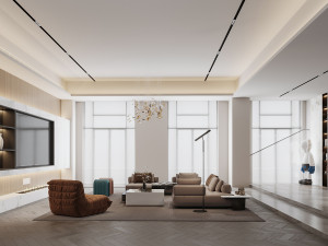 Modern living room 3D 모델