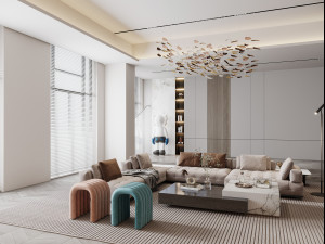 Modern living room 3D Model