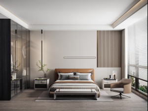 Modern bedroom 3D 모델