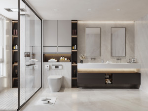 Modern bathroom Modèle 3D