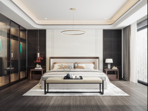 Modern bedroom 3D Model