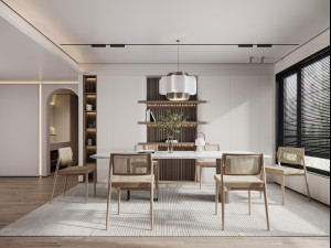 Modern restaurant Modèle 3D
