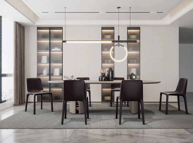 Сучасний ресторан 3D Модель .c4d .max .obj .3ds .fbx .stl .blend