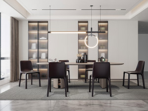 Modern restaurant Modèle 3D