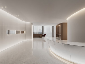 Modern reception area Modelo 3D