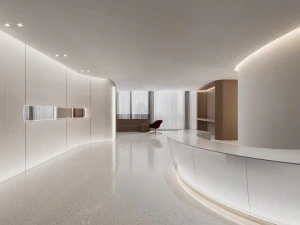 &Aacute;rea de recep&ccedil;&atilde;o moderna Modelo 3D