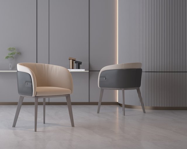 Modern chair 3D Model .c4d .max .obj .3ds .fbx .stl .blend 