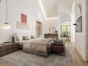 Modern bedroom 3D 模型