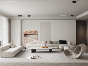Modern living room 3D मॉडल