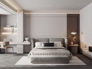 Modern bedroom 3Dモデル