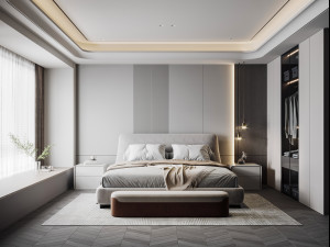 Modern bedroom 3Dモデル