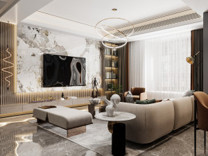 Modern living room 3D Model
