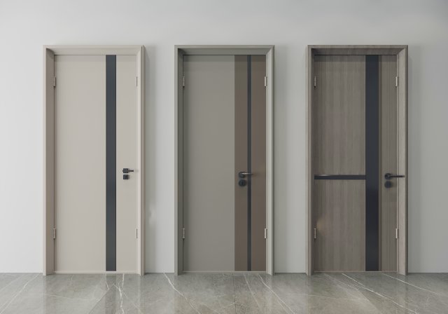 Modern door Model 3D .c4d .max .obj .3ds .fbx .stl .blend