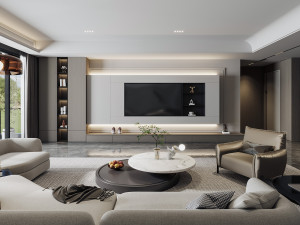 Modern living room Modelo 3D