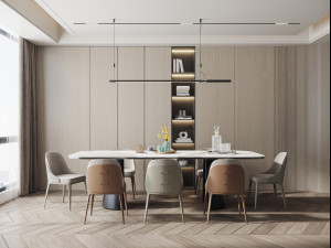 Modern restaurant Modello 3D