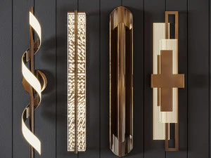 벽 램프 3D 모델