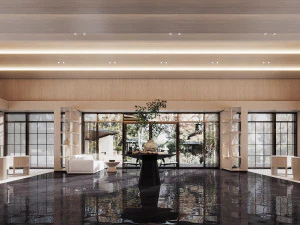 Modernes Verkaufsbüro 3D Modell