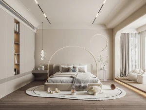 Camera da letto moderna Modello 3D