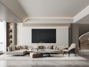 Modern living room 3D Model