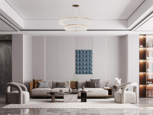 Modern living room 3D 모델