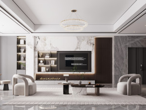 Modern living room 3D Model
