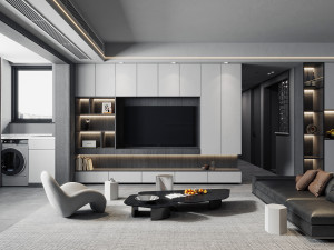 Modern living room 3D Model