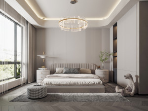 Modern bedroom 3D Model