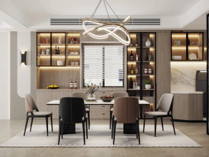 Modern Restaurant 3D Model