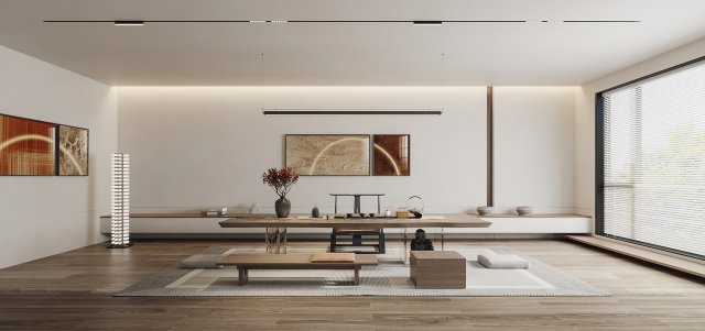 Modern office 3D Model .c4d .max .obj .3ds .fbx .stl .blend 