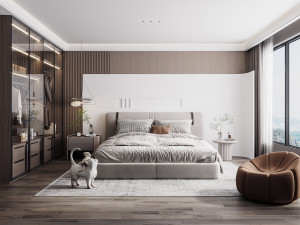 Modern bedroom 3D Model