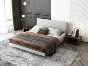 Modern bed Modello 3D