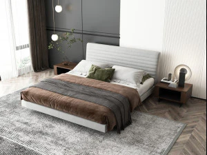 モダンなベッド 3Dモデル