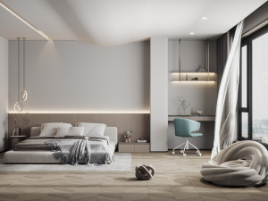 Modern bedroom 3D Модель