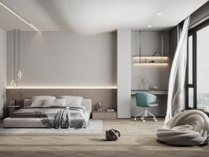 Сучасна спальня 3D Модель