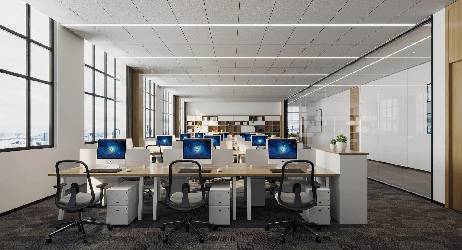 Modern office 3D Model .c4d .max .obj .3ds .fbx .stl .blend 