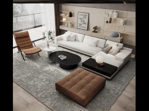 Modern sofa 3D Model