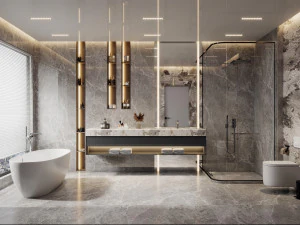 Сучасна ванна кімната 3D Модель