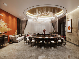 Modern Restaurant 3D Model