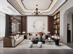 Soggiorno moderno Modello 3D