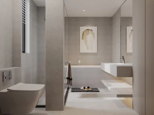 Salle de bain moderne Modèle 3D