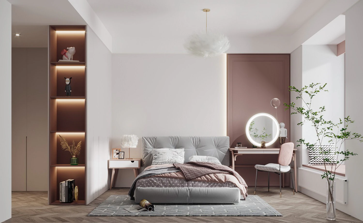 Modern children room 3D Model .c4d .max .obj .3ds .fbx .stl .blend 