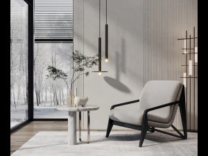 Modern sandalyeler 3D Model