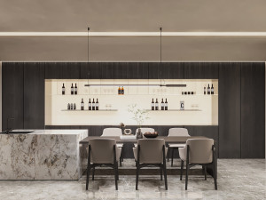 Modern Restaurant 3D Model