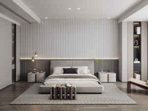 Modern bedroom 3D Model