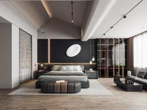 Modern bedroom 3D Model
